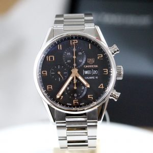 TAG Heuer Carrera Chronograph Day Date CV2A1AB BA0738 Calibre 16 NOS EX display