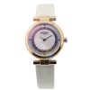 ROTARY Ladies 32mm Designer Watch Rose Gold MOP Crystals White leather LS00662/41 Genuine