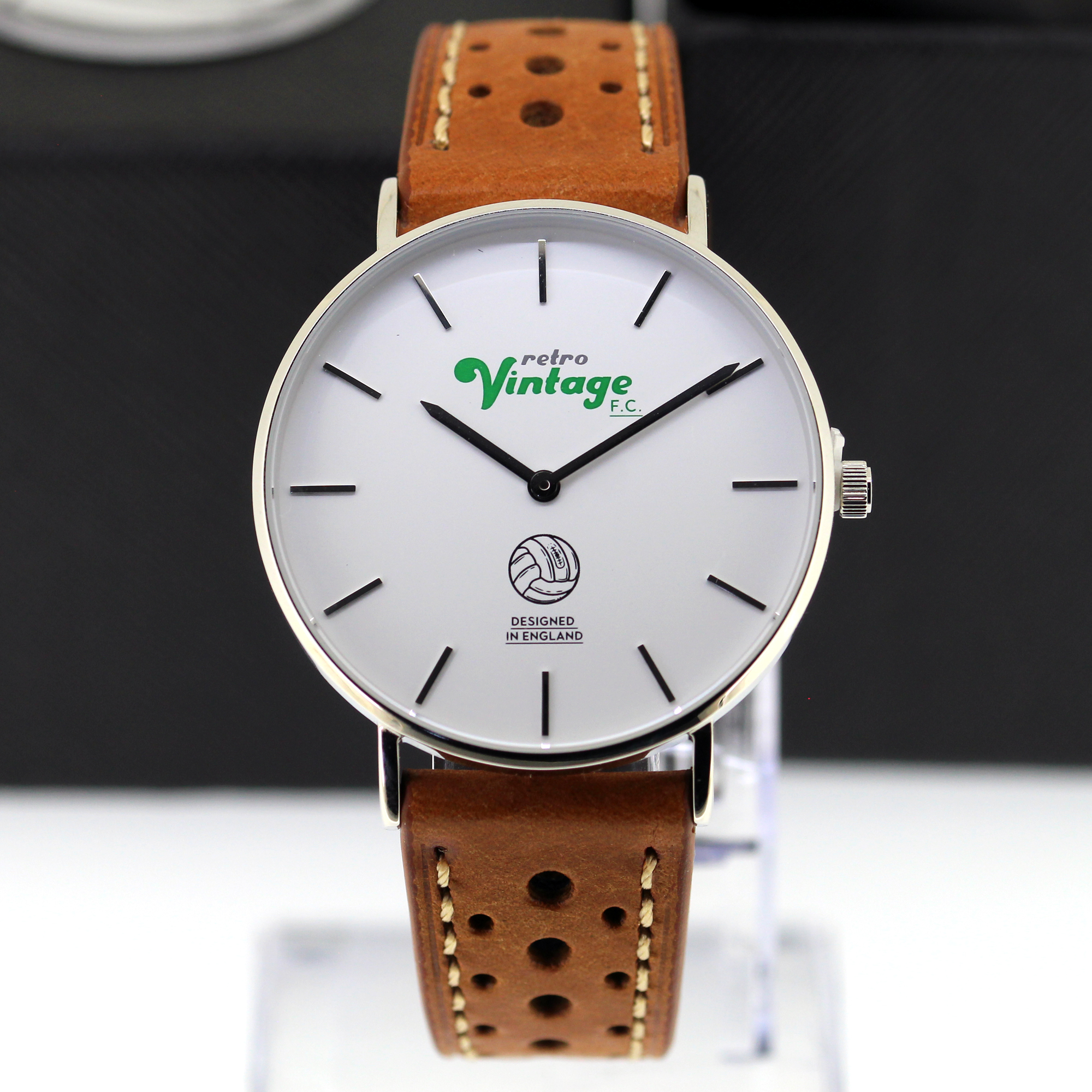Retro Vintage FC - Classic 39mm Watch Italian Leather Strap Retro Vintage FC - Classic 39mm Watch Italian Leather Strap