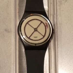 Vintage Swiss Art Swatch Watch 1991 of 5555 ltd 8 edition 'wheel animal' gz120