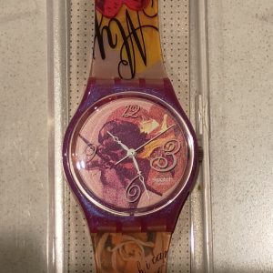 Swatch Watch 1994 Valentine GR 127 Quartz boxed