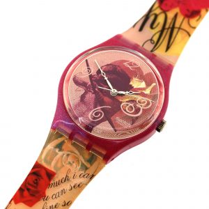 Swatch Original Vintage Watch - Valentine's Day 1994 GR127 Box Card New Battery