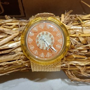 Vintage Swatch Pop PWZ108 LEAF edition, first released in 1994