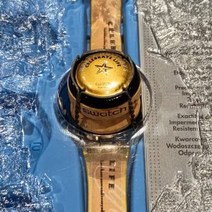 Swatch GZ902 Sparkling Life, which was the limited edition Christmas Special for 1998.