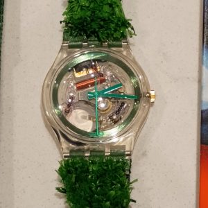 Swatch Garden Turf (SKZ103) wristwatch released in 1997. It was a limited edition watch for "The Club" member