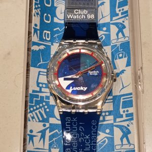 Swatch Club Special "Lucky 7" (SKZ116) watch from 1998, a limited edition collectible timepiece
