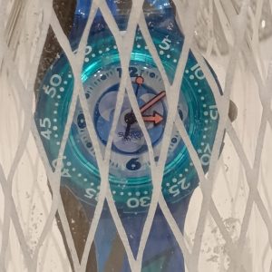 Swatch SDN110 "Pacific Beach" Scuba watch collectors 1994. still sealed in glass bottle with cork  !