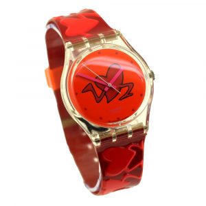 Swatch Pounding Heart GK237 watch valentine's 1996 original retro vintage New Battery Running